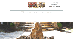 Desktop Screenshot of brickandstoneofnc.com