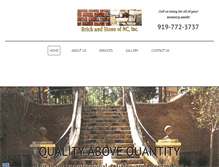 Tablet Screenshot of brickandstoneofnc.com